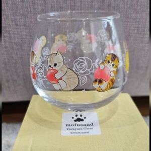 Mofusand Tilting Glass Cup